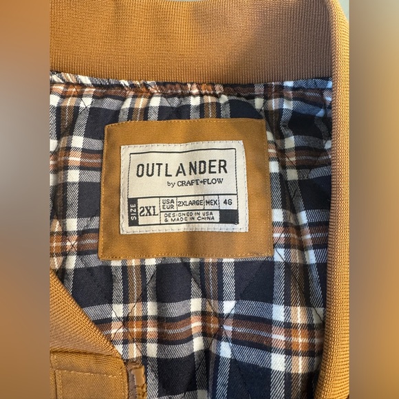 OUTLANDER Men’s Barn Vest, Tan, in XXL - Picture 4 of 8